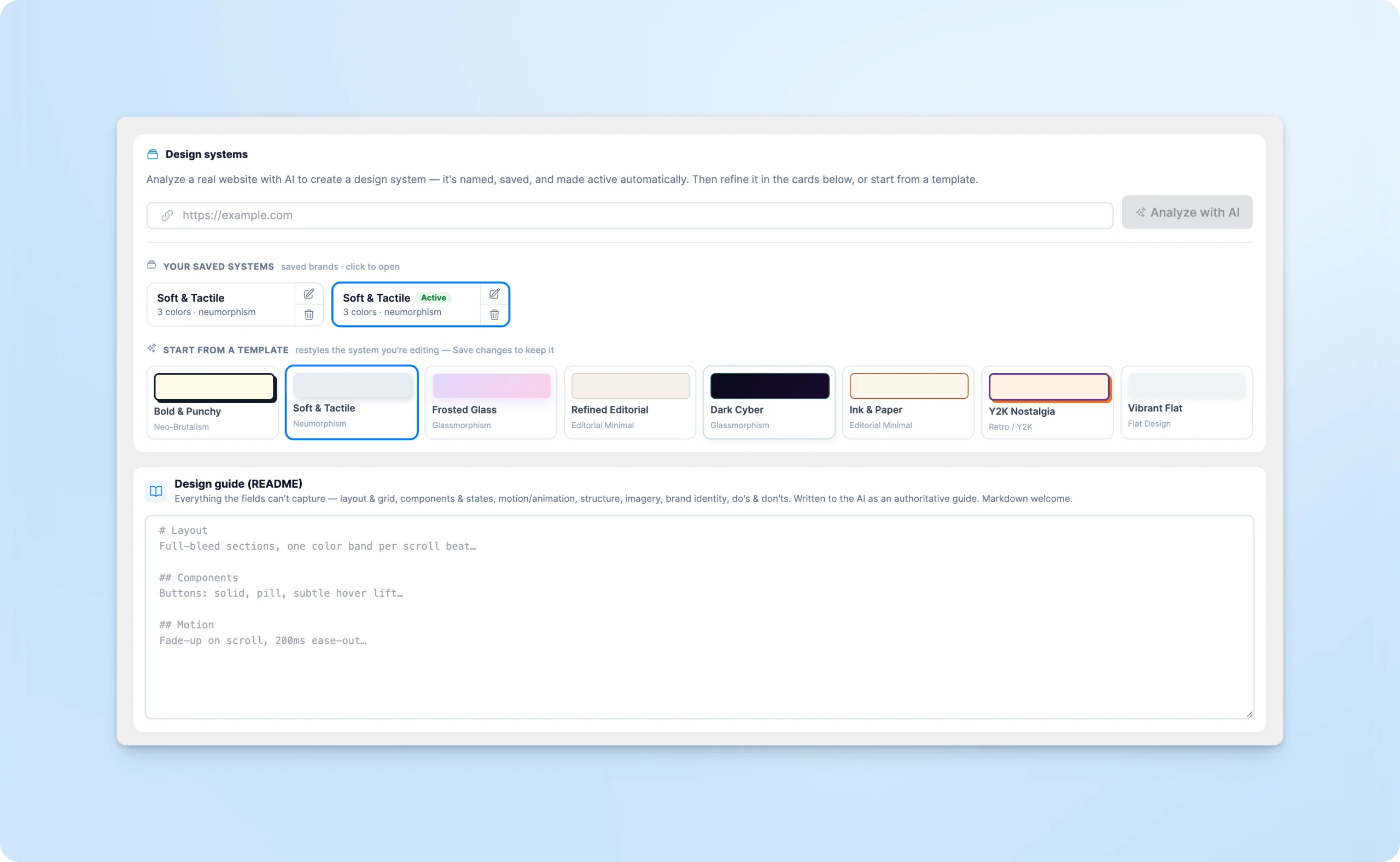 The Design System hub